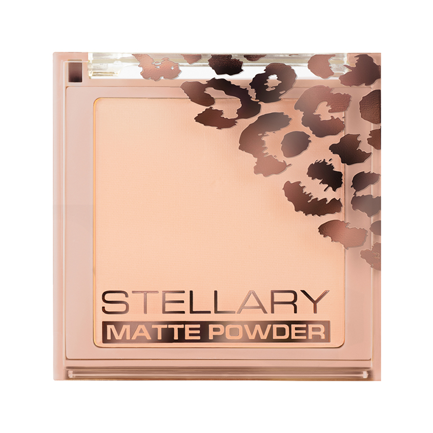 Пудра для лица STELLARY SOFT MATTE POWDER компактная тон SP 02 Розово-бежевый